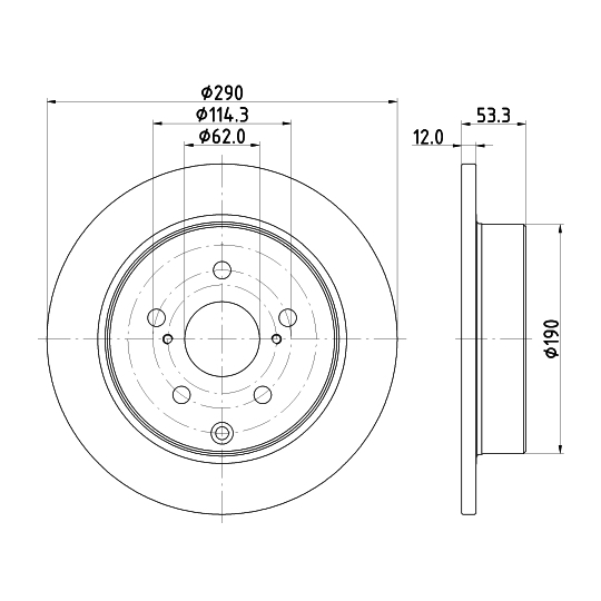 8DD 355 132-591 - Bromsskiva 