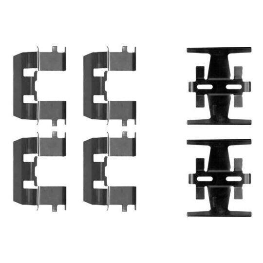 8DZ 355 202-601 - Tillbehörssats, skivbromsbelägg 