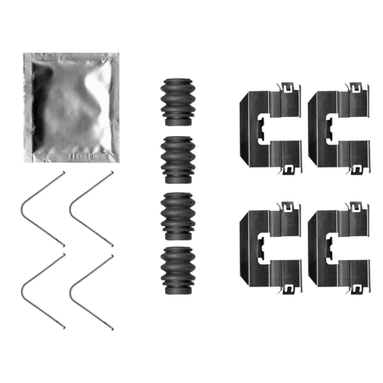 8DZ 355 206-431 - Tillbehörssats, skivbromsbelägg 