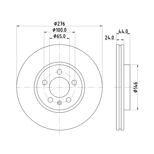 8DD 355 132-891 - Brake Disc 