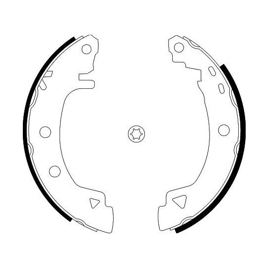 8DB 355 001-061 - Brake Shoe Set 