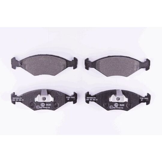 8DB 355 008-511 - Brake Pad Set, disc brake 