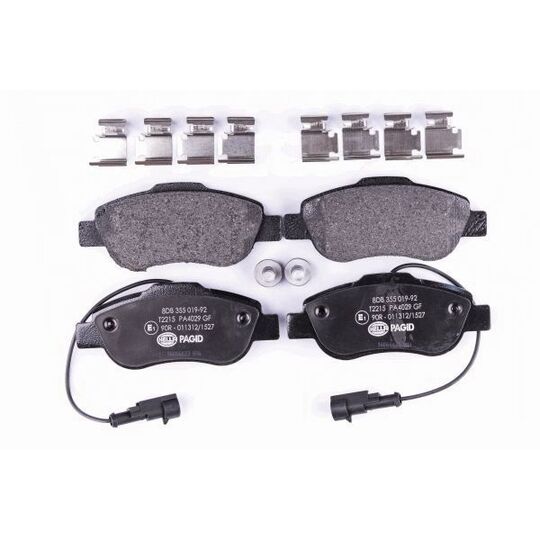 8DB 355 019-921 - Brake Pad Set, disc brake 