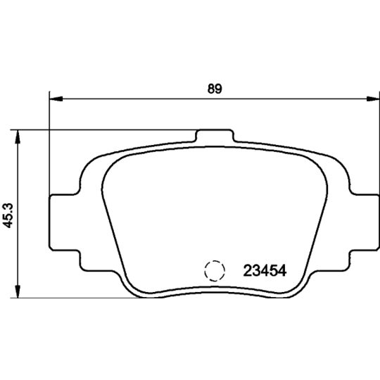 8DB 355 011-551 - Brake Pad Set, disc brake 