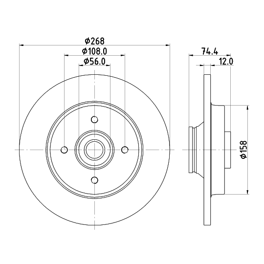 8DD 355 123-261 - Piduriketas 