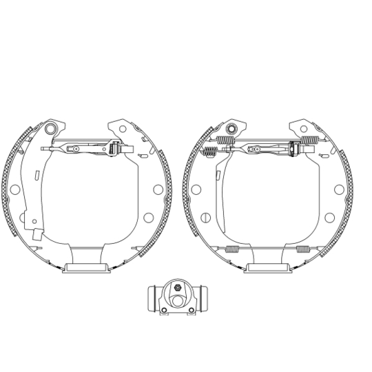 8DB 355 004-541 - Brake Shoe Set 