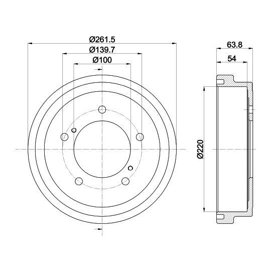 8DT 355 302-471 - Piduritrummel 