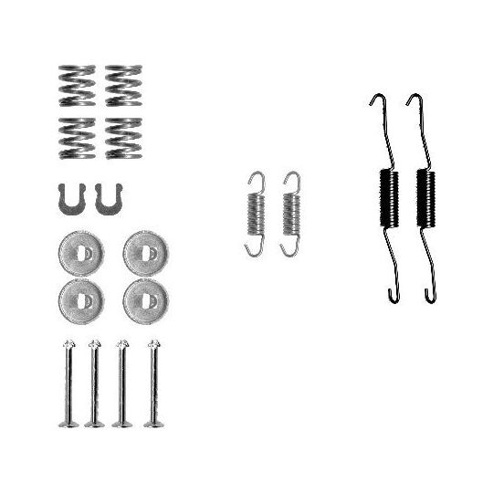 8DZ 355 200-521 - Lisakomplekt, Piduriklotsid 