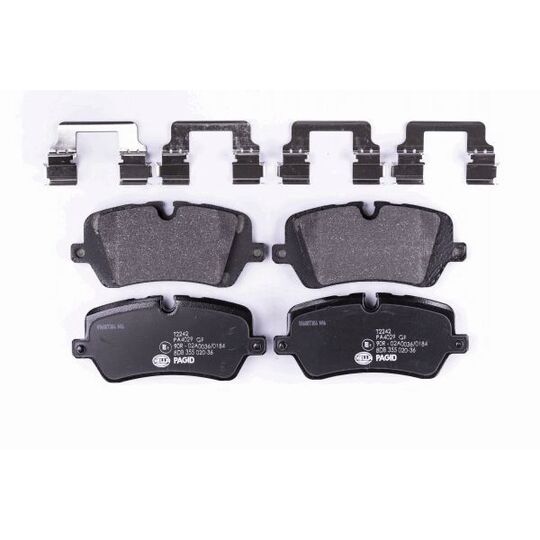 8DB 355 020-361 - Brake Pad Set, disc brake 