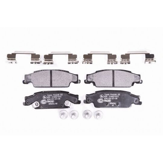 8DB 355 021-581 - Brake Pad Set, disc brake 