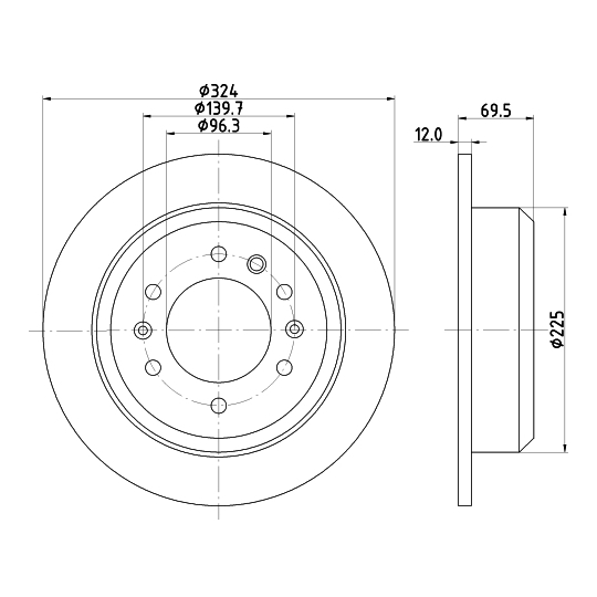 8DD 355 114-041 - Brake Disc 