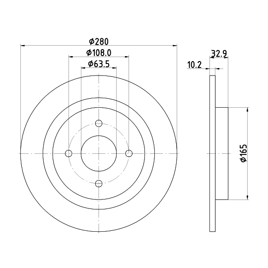 8DD 355 115-041 - Brake Disc 