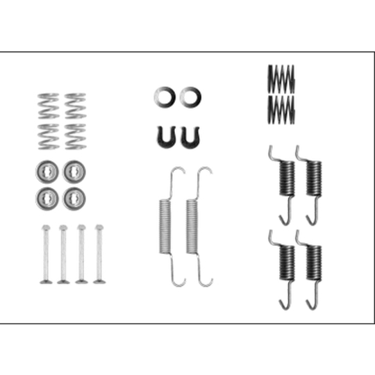 8DZ 355 205-941 - Accessory Kit, parking brake shoes 