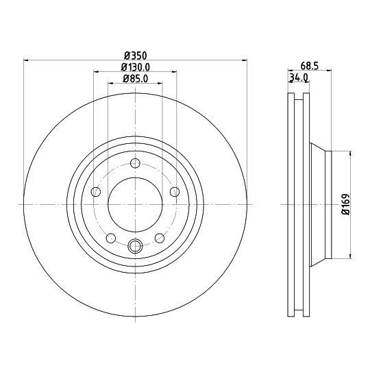 8DD 355 128-071 - Brake Disc 