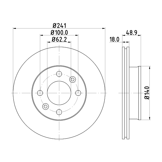 8DD 355 112-791 - Bromsskiva 