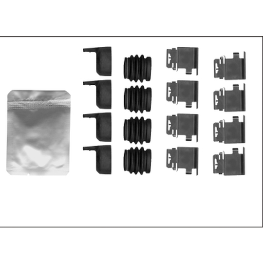 8DZ 355 206-001 - Accessory Kit, disc brake pad 