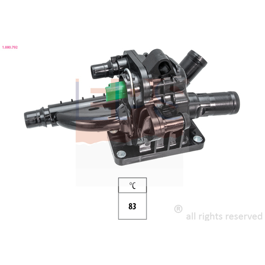 1.880.792 - Termostat, kylvätska 