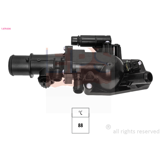 1.879.936 - Termostaatti, jäähdytysneste 