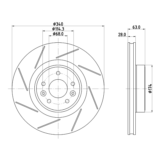 8DD 355 125-211 - Brake Disc 