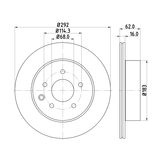 8DD 355 118-711 - Brake Disc 