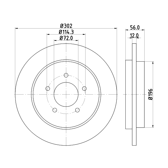 8DD 355 116-271 - Brake Disc 