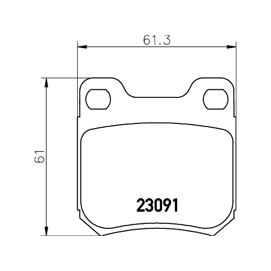 8DB 355 009-041 - Piduriklotsi komplekt,ketaspidur 