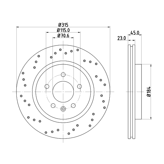 8DD 355 126-391 - Brake Disc 