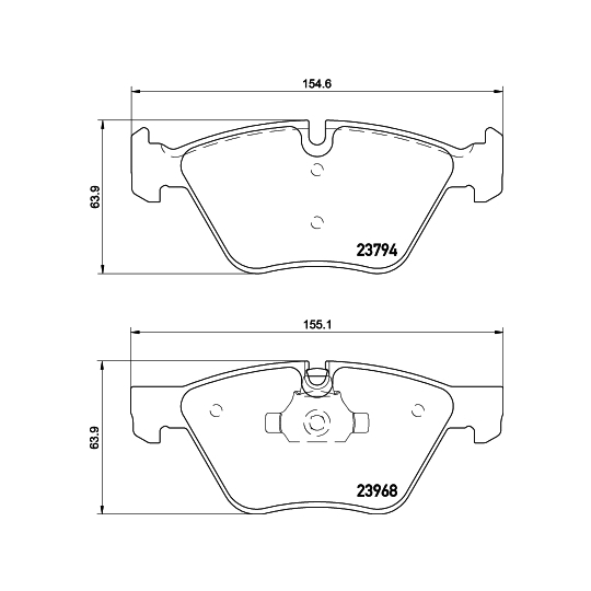 8DB 355 011-321 - Brake Pad Set, disc brake 