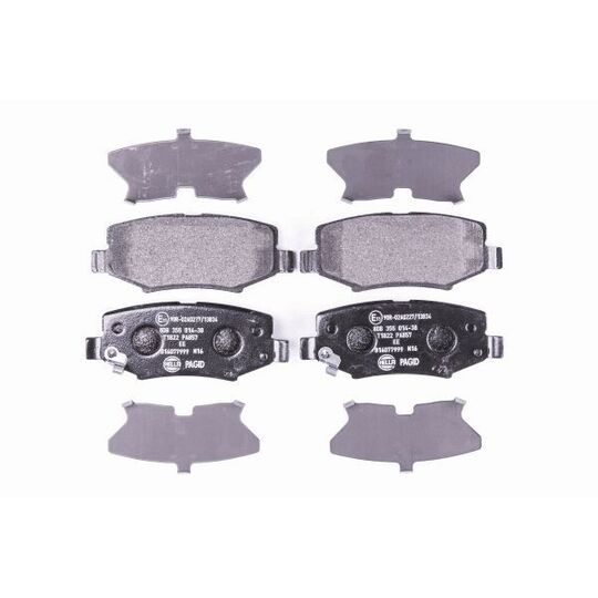 8DB 355 014-381 - Brake Pad Set, disc brake 