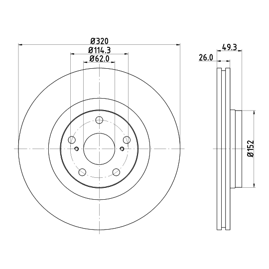 8DD 355 116-131 - Brake Disc 