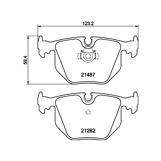 8DB 355 006-691 - Piduriklotsi komplekt,ketaspidur 