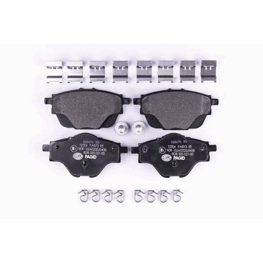 8DB 355 021-001 - Brake Pad Set, disc brake 