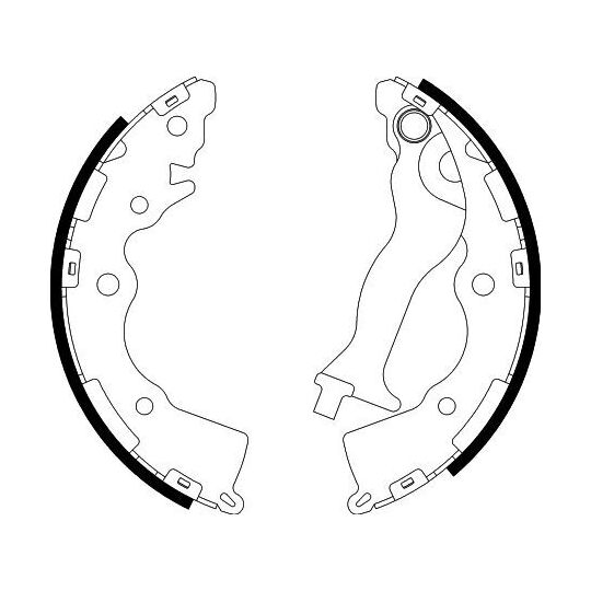 8DB 355 000-281 - Piduriklotside komplekt 