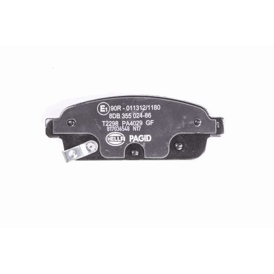 8DB 355 024-861 - Brake Pad Set, disc brake 