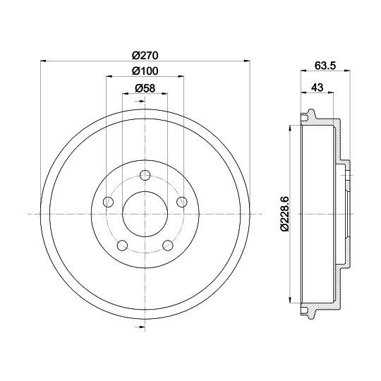 8DT 355 300-911 - Piduritrummel 