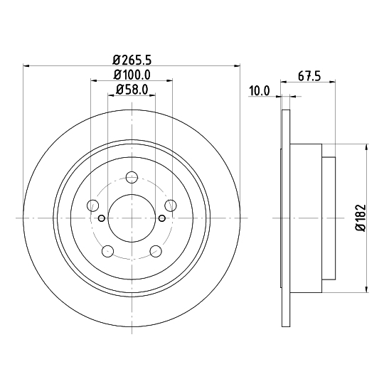 8DD 355 105-331 - Brake Disc 