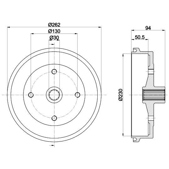 8DT 355 301-671 - Piduritrummel 