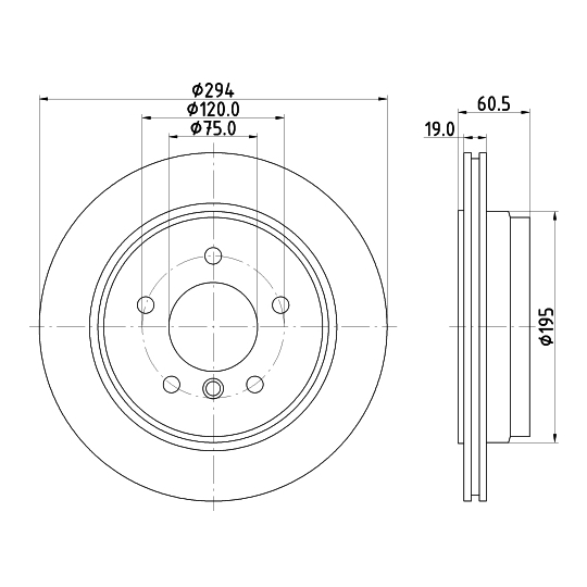 8DD 355 112-271 - Brake Disc 