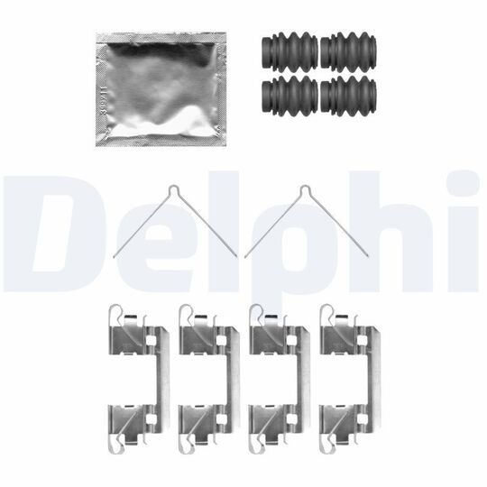 LX0762 - Accessory Kit, disc brake pad 