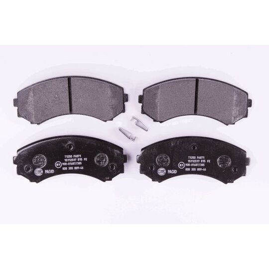 8DB 355 009-461 - Brake Pad Set, disc brake 