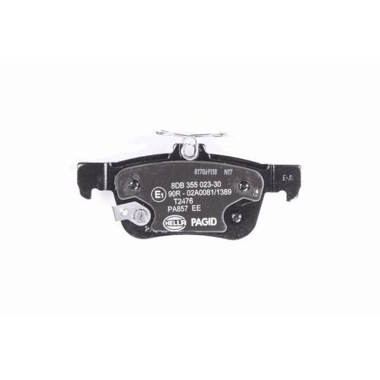 8DB 355 023-301 - Brake Pad Set, disc brake 