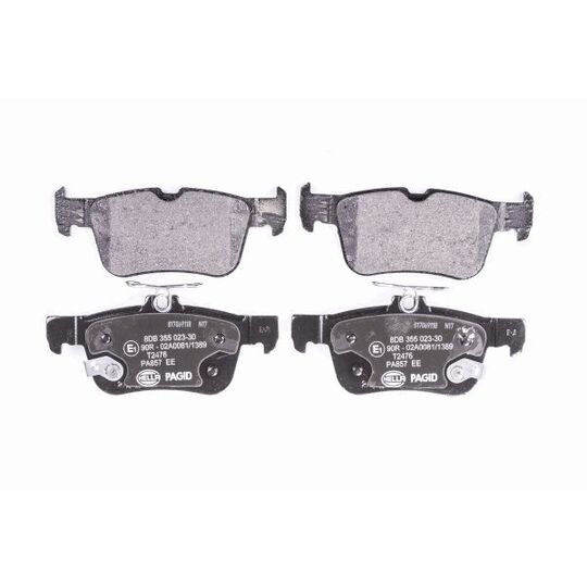 8DB 355 023-301 - Brake Pad Set, disc brake 