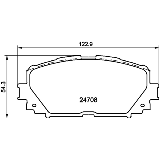 8DB 355 013-901 - Brake Pad Set, disc brake 