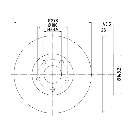 8DD 355 112-171 - Brake Disc 