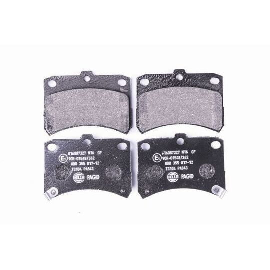 8DB 355 017-121 - Brake Pad Set, disc brake 