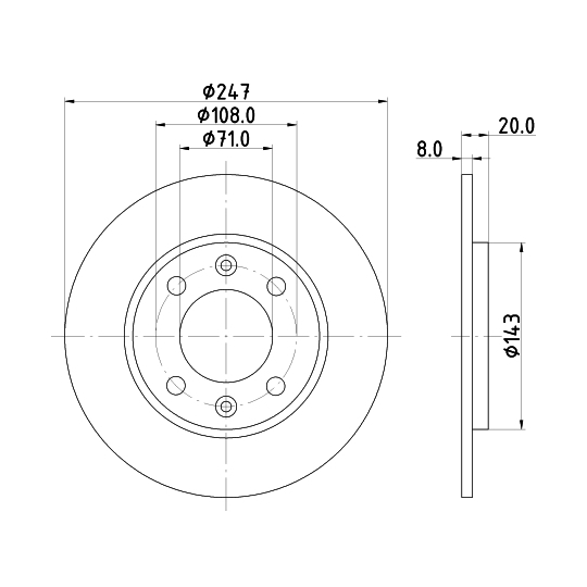 8DD 355 101-811 - Brake Disc 