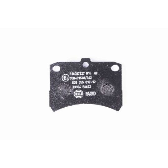 8DB 355 017-121 - Brake Pad Set, disc brake 