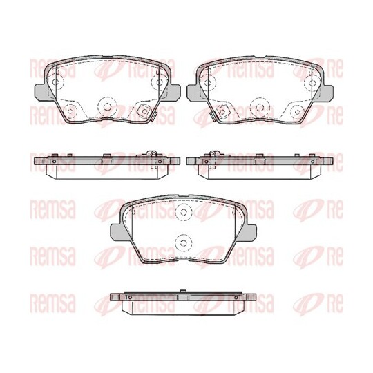 1784.02 - Brake Pad Set, disc brake 