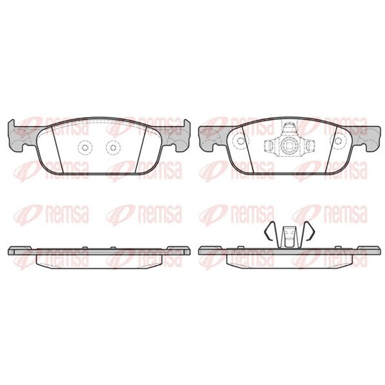 1718.00 - Brake Pad Set, disc brake 