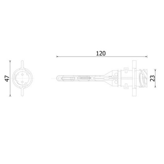 CRTX 5 000S - Level Control Switch, coolant level indicator 